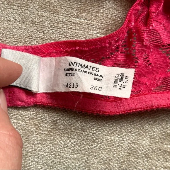 Vintage Christian Dior lace bra intimates - Picture 7 of 8